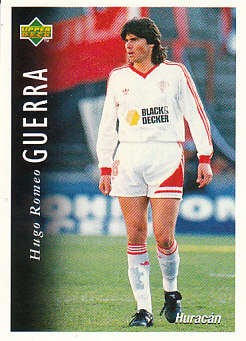 Hugo Romeo Guerra Huracan 1995 Upper Deck Futbol Argentina #136